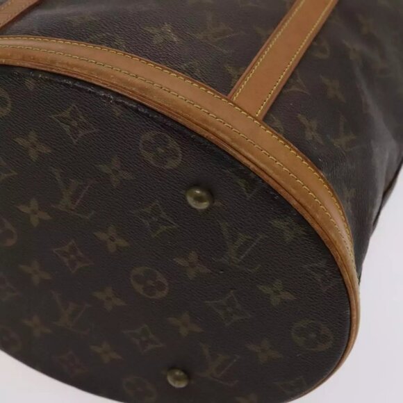 LOUIS VUITTON Monogram Bucket GM Shoulder Bag M42236 LV Auth 114773 - Picture 5 of 16